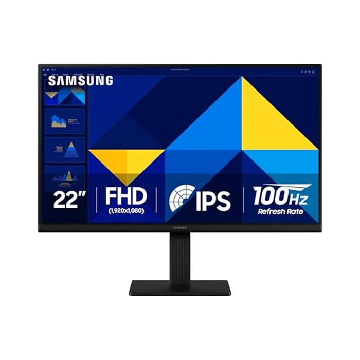 Samsung 22" (S30GD) Essential Monitor with IPS Panel and Tilt Only Stand, 100Hz Refresh Rate, Ergonomic Design, Advanced Eye Care, Game Mode, LS22D304GANXZA by Samsung - Used - Like New condition - US$74.54