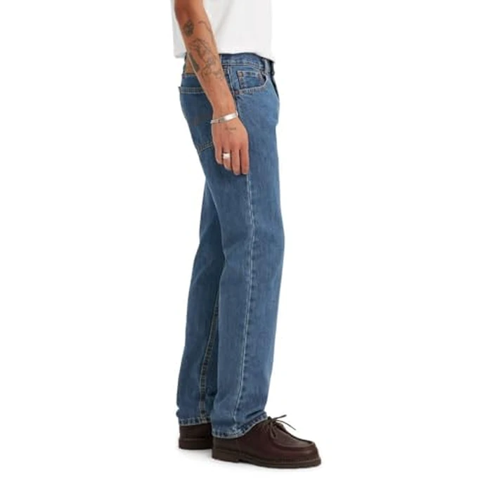 Levi's Men's 505 Regular Fit Jeans (Also Available in Big & Tall), Medium Stonewash, 36W x 32L by Levi's - Image 3