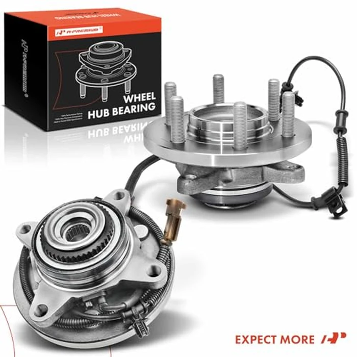 A-Premium 2 x Front Wheel Bearing and Hub Assembly with ABS & 6-Lug Compatible with Ford F-150 F150 2015 2016 2017, 4WD Only by A-premium - Image 9