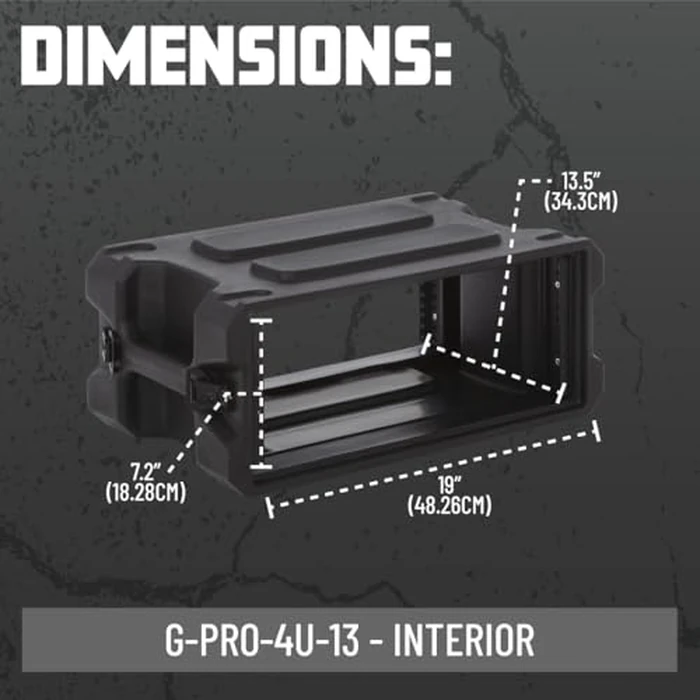Gator Cases Component Rack (G-PRO-4U-13), medium by Gator - Image 6