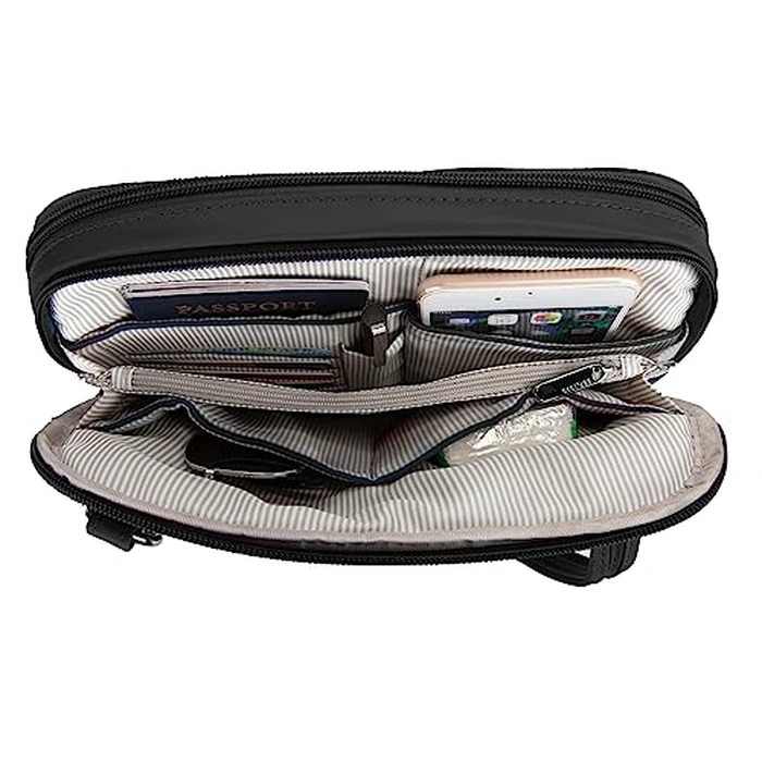 Travelon 43199 580 Anti-Theft Tailored E/W Organizer, Onyx, One Size by Travelon - Image 4