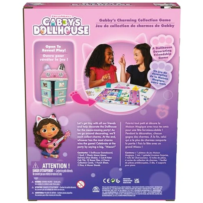 Spin Master Games, Gabby’s Dollhouse, Charming Collection Board Game for Kids & Family, 2-4 Players, for Ages 4 & Up by Spin Master Games - Image 5