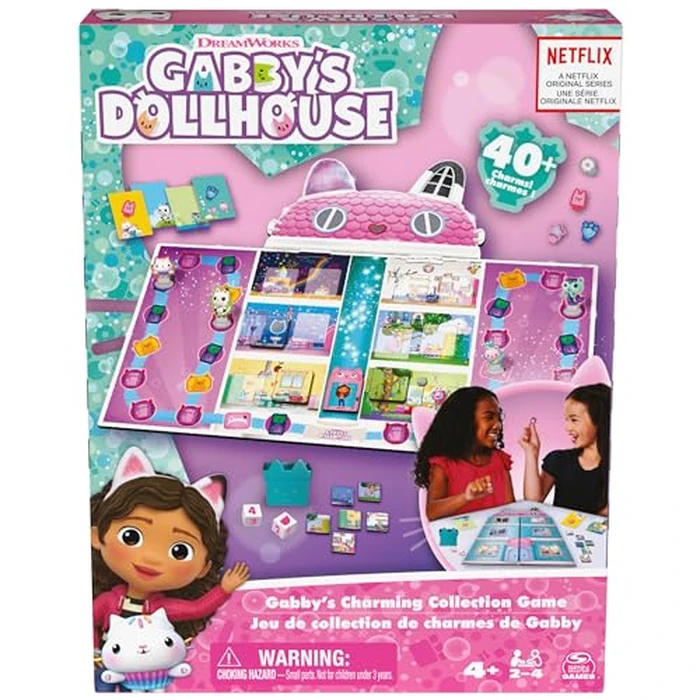 Spin Master Games, Gabby’s Dollhouse, Charming Collection Board Game for Kids & Family, 2-4 Players, for Ages 4 & Up by Spin Master Games - Image 6