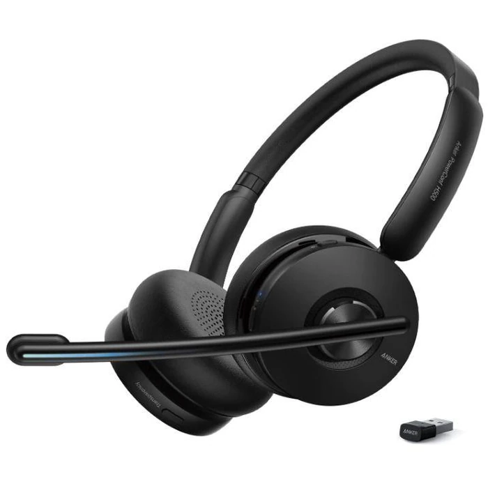 Anker PowerConf H500 Bluetooth Dual-Ear Headset with Microphone - Black by Anker - Image 1