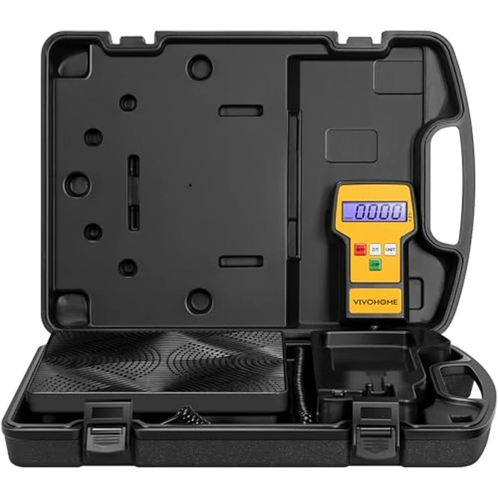 VIVOHOME 220 LB High Precision Electronic Digital Refrigerant Charging Weight Scale with Case for HVAC A/C by VIVOHOME - Used - Acceptable condition - CA$64.00