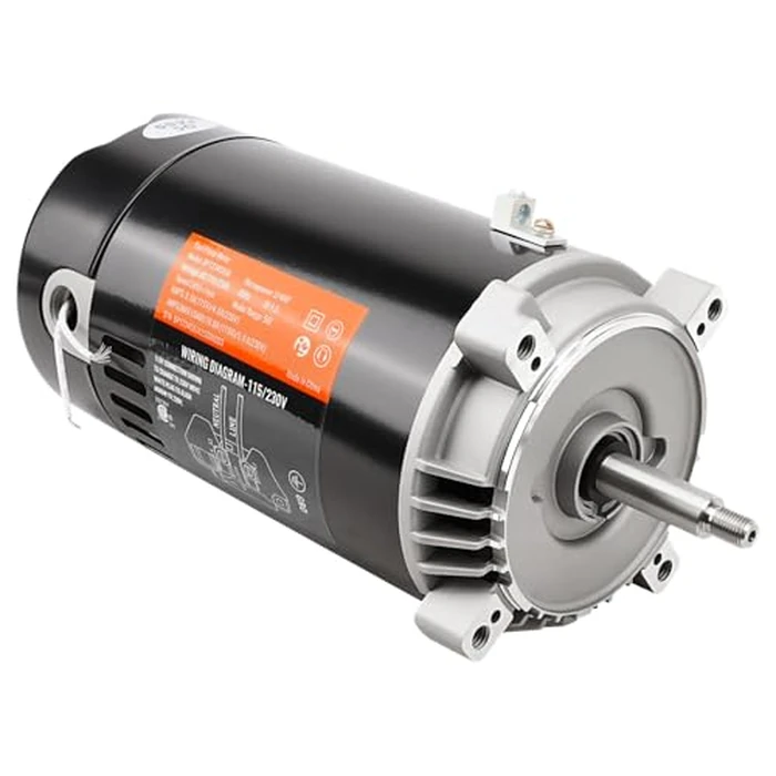RAMATA UST1072 Pool Pump Motor 1.5 HP, 115/230V Dual Voltage Swimming Pool Pump Motor, Replacement for Hayward and Century Pool Pump Motors by RAMATA - Used - Like New condition