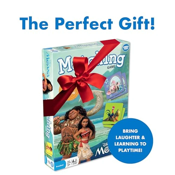 Wonder Forge Disney Moana Matching Game - Fun and Educational Memory Game for Boys and Girls Ages 3-5 - Featuring Moana and Maui - Toddler Learning Activity by Wonder Forge - Image 7