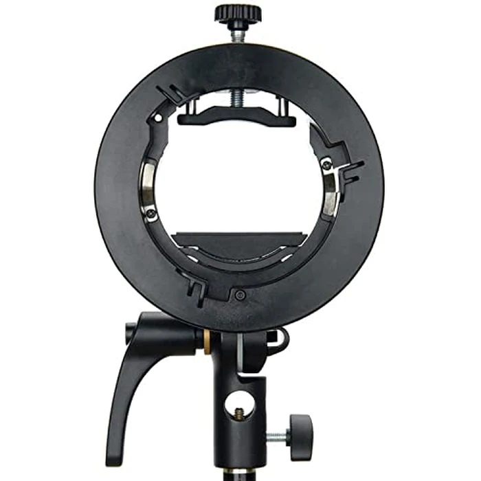 Godox S2 Speedlite Bracket for Godox AD200Pro, AD200, AD400Pro, for V1 Round Head Speedlite, V860II / TT685 / TT350 Series, S-Type Bracket Updated Version Bowens Mount Holder by GODOX - Used - Very Good condition - US$22.00
