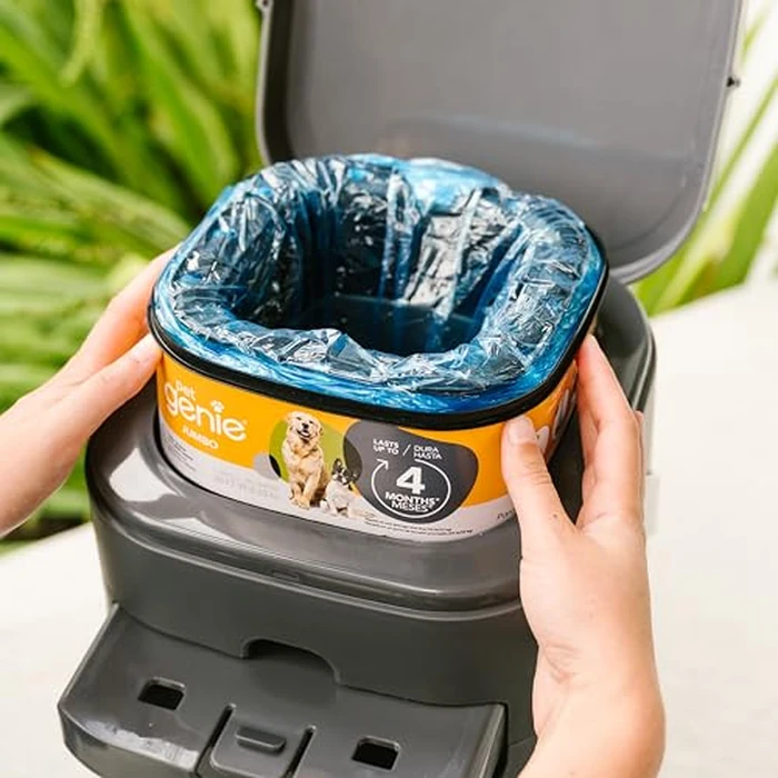 Pet Genie Refill Bags | Jumbo 2-Pack, 56 Total ft | Up to 8 Months of Supply in 2 cartridges | Ultimate Odor Control Dog Poop Bags by Pet Genie - Image 5