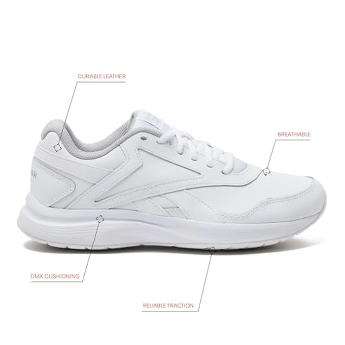 Reebok Boy's WALK ULTRA 7 DMX MA Athletic Shoe, White/Grey/Collegiate Royal, 9.5 M US Infant by Reebok - Image 2