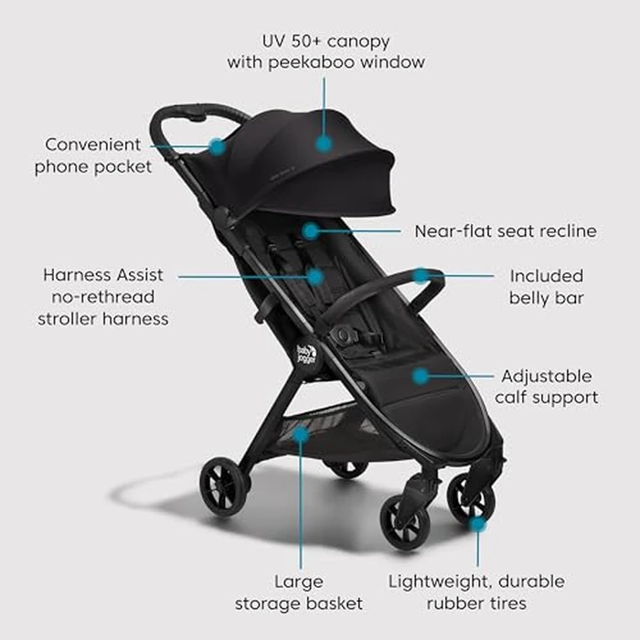 Baby Jogger City Tour 2 Stroller, Eco Collection, Eco Black by Baby Jogger - Image 7
