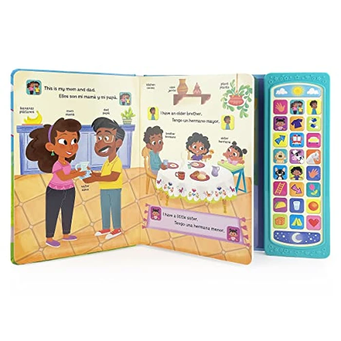 Let's Go! ¡Vámonos! English & Spanish First Words Bilingual Sound Book for Children and Preschoolers: Early Learning Practice Dual Language (Say It, Hear It) (English and Spanish Edition) by Cottage Door Press - Image 7