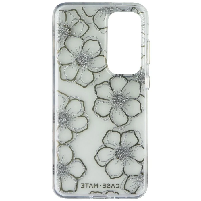 Case-Mate Floral Gems Phone Case for Samsung Galaxy S24 FE - Clear/Gold by Case-Mate - Image 5