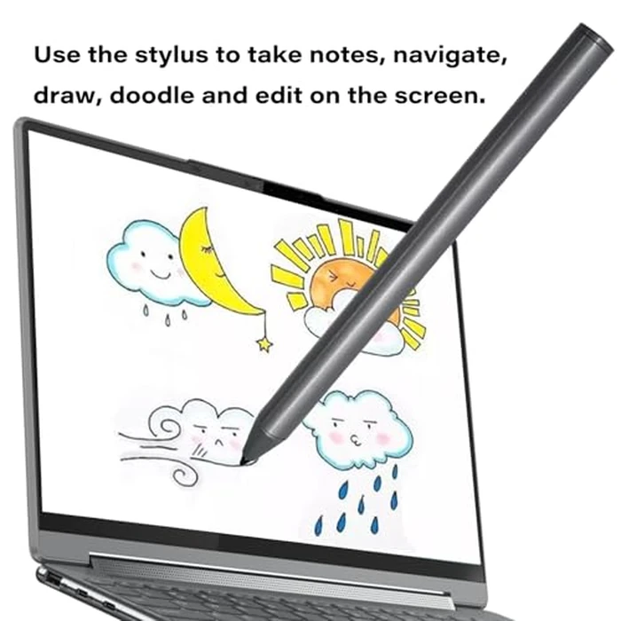 Stylus Pen Compatible with Lenovo Digital Pen 2 for Lenovo Yoga 6/7/9 Series,ThinkPad X/X1/L/P Series,IdeaPad Flex 5/7,13w/300w Yoga,ThinkBook 13x G2 IAP-21AT Pen(Gray) by Mingxiong - Image 4