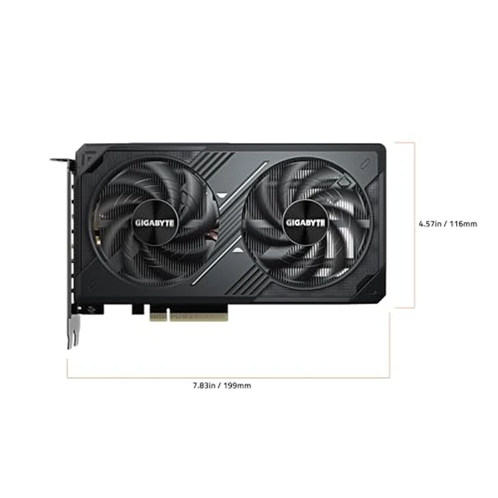 GIGABYTE GeForce RTX 5060 WINDFORCE OC 8G Graphics Card, 8GB 128-bit GDDR7, PCIe 5.0, WINDFORCE Cooling System, GV-N5060WF2OC-8GD Video Card by GIGABYTE - Image 6