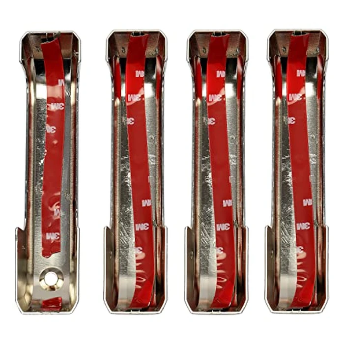 HECASA Door Handle Covers Trims Compatible with 2015-2020 Ford F150 2017-2022 F250 F350 F450 w/o Smart Keyhole Chrome by HECASA - Image 8