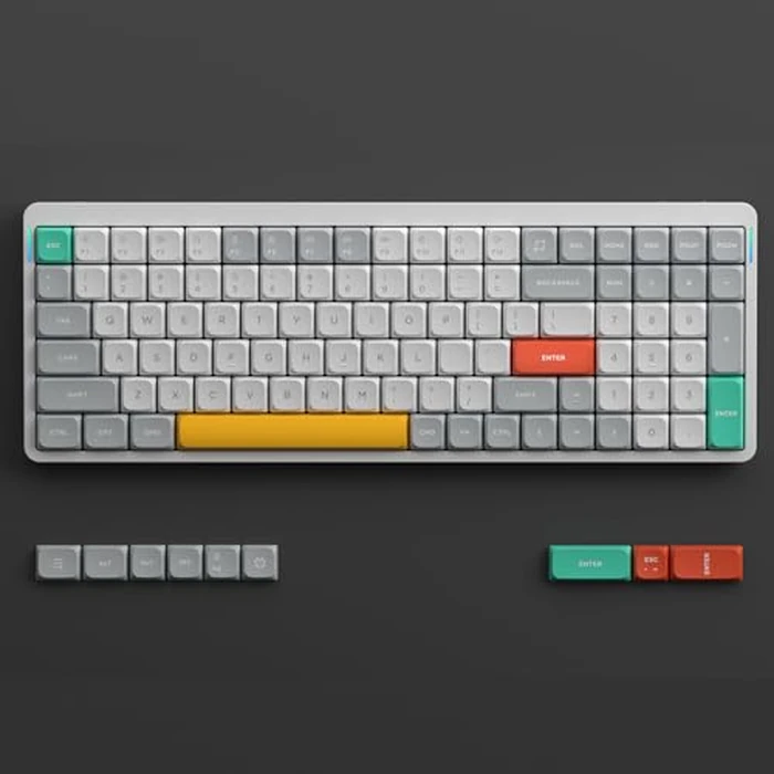 nuphy Air96 V2 Wireless Mechanical Keyboard,100 Keys RGB Backlit Keyboard,Supports Bluetooth 5.1,2.4G and Wired Connection,for PC/Laptop/Windows/Mac -White Gateron Aloe Switch by nuphy - Image 5