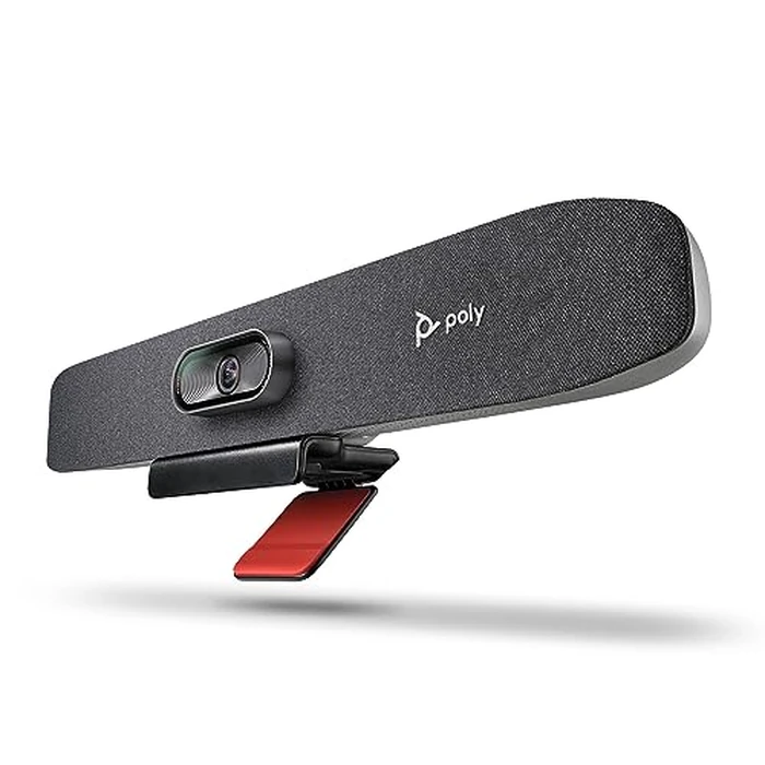 Poly Studio R30 4K Video Conferencing Bar (Plantronics) - Camera, Mic, & Speaker for Small Rooms - Automatic Camera Framing - Noise Reduction Technology - Works w/Teams, Google, Zoom -Amazon Exclusive by POLY - Image 1