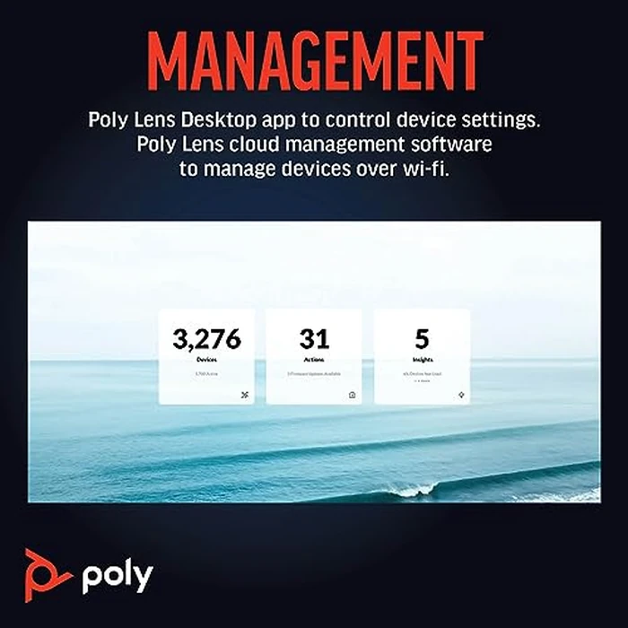 Poly Studio R30 4K Video Conferencing Bar (Plantronics) - Camera, Mic, & Speaker for Small Rooms - Automatic Camera Framing - Noise Reduction Technology - Works w/Teams, Google, Zoom -Amazon Exclusive by POLY - Image 6