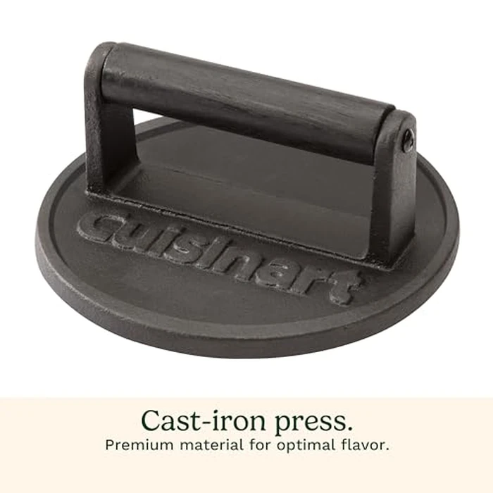 Cuisinart Smash Burger Press, Cast Iron, Heat Resistant Handle (CISB-111C) by Cuisinart - Image 3