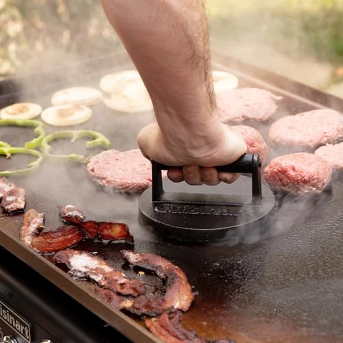 Cuisinart Smash Burger Press, Cast Iron, Heat Resistant Handle (CISB-111C) by Cuisinart - Image 7