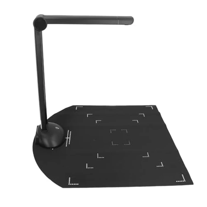 Portable 12MP HD Document Scanner, A3 A4 Document Camera with LED Light, 3672x2856 Resolution OCR USB Doc Cam with 90 Degree Folding Shaft, USB Book Scanner for Office Teaching by Cryfokt - Image 2