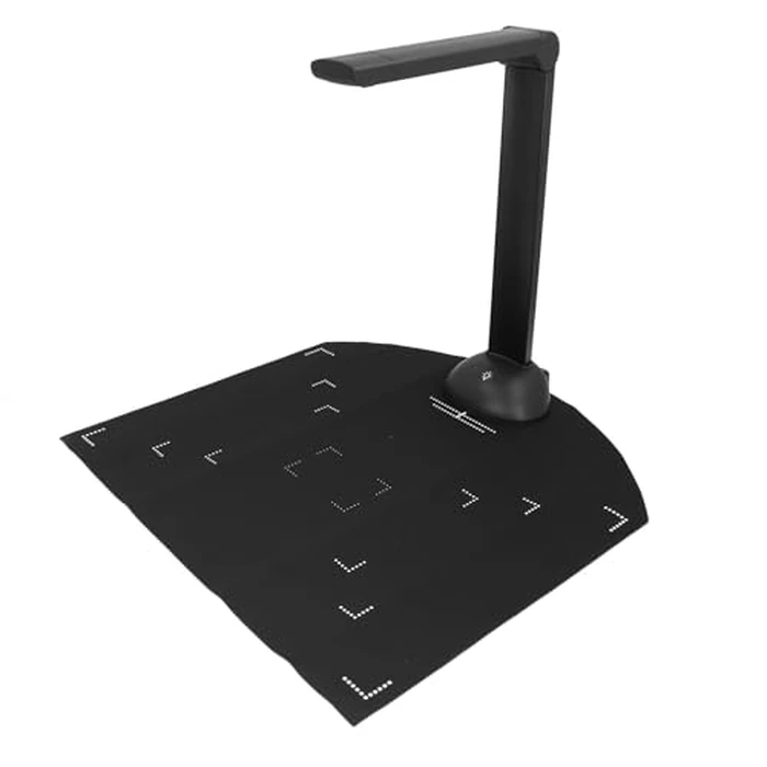 Portable 12MP HD Document Scanner, A3 A4 Document Camera with LED Light, 3672x2856 Resolution OCR USB Doc Cam with 90 Degree Folding Shaft, USB Book Scanner for Office Teaching by Cryfokt - Image 4