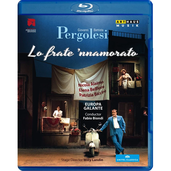Pergolesi: Lo frate 'nnamorato [Blu-ray] by Arthaus Musik - Used - Like New condition - US$22.98
