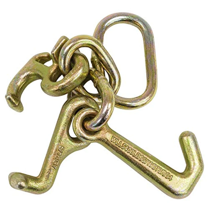 Mytee Products (2 Pack RTJ Cluster Hook Heavy Duty Wrecker Hauler Tow Towing Truck Chain Pair R T J by Mytee Products - Image 5