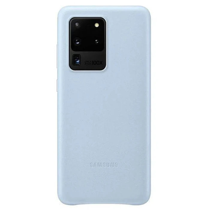 Samsung Leather Phone Cover for Galaxy S20 Ultra (5G) - Blue by Samsung - Refurbished - Brand New condition