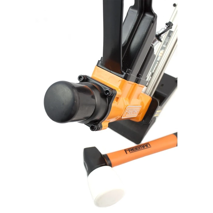 Freeman PF18GLCN Pneumatic 18-Gauge 1-3/4" L-Cleat Flooring Nailer with Flooring Mallet and Interchangeable Base Plates by Freeman - Image 3