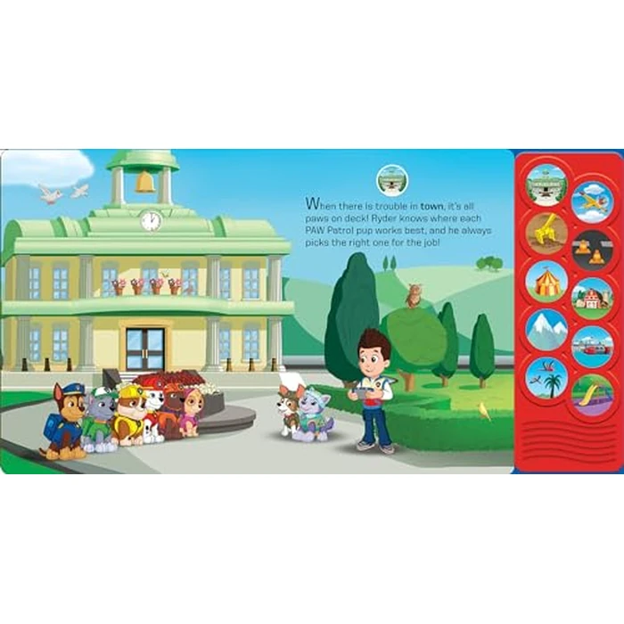 Nickelodeon: PAW Patrol - Land, Sea, and Sky! Listen and Learn 10 ButtonSound Book - PI Kids by PI Kids - Image 3
