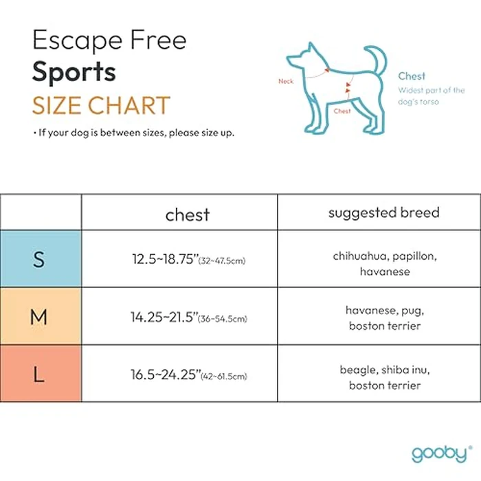 Gooby Escape Free Sport Harness - Black, Large - No Choke Step-in Patented Neoprene Small Dog Harness with Four-Point Adjustment - Perfect on The Go Dog Harness for Medium Dogs No Pull and Small Dogs by GOOBY - Image 3