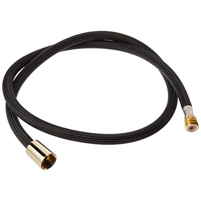 Rohl 9.28426IB Perrin & Rowe Sidespray Black Nylon 47" Hose Only with Rinse Hose Ferrule to U.4710U.4702 U.4707 U.4718X U.4719L U.4735X U.4736L & U.4746, Inca Brass by Rohl - Used - Like New condition - US$29.83