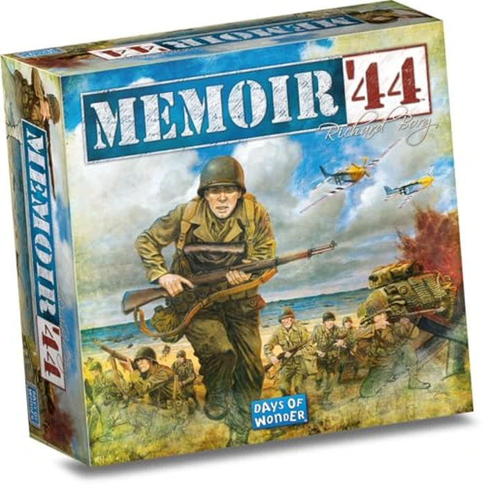 Memoir '44 Board Game - WWII Historical Board Game of Epic Battles! Tabletop Miniatures Strategy Game for Kids & Adults, Ages 8+, 2-8 Players, 30-60 Minute Playtime, Made by Days of Wonder by Asmodee - Used - Like New condition - US$47.99