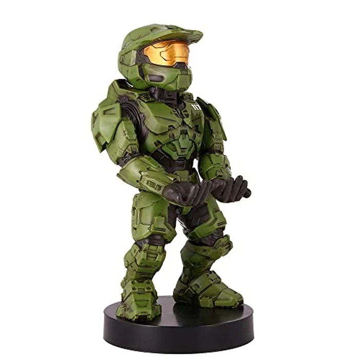 Exquisite Gaming: Halo: Master Chief - Mobile Phone & Gaming Controller Holder, Device Stand, Cable Guys, Xbox Licensed Figure, Green by Exquisite Gaming - Used - Acceptable condition - US$21.53