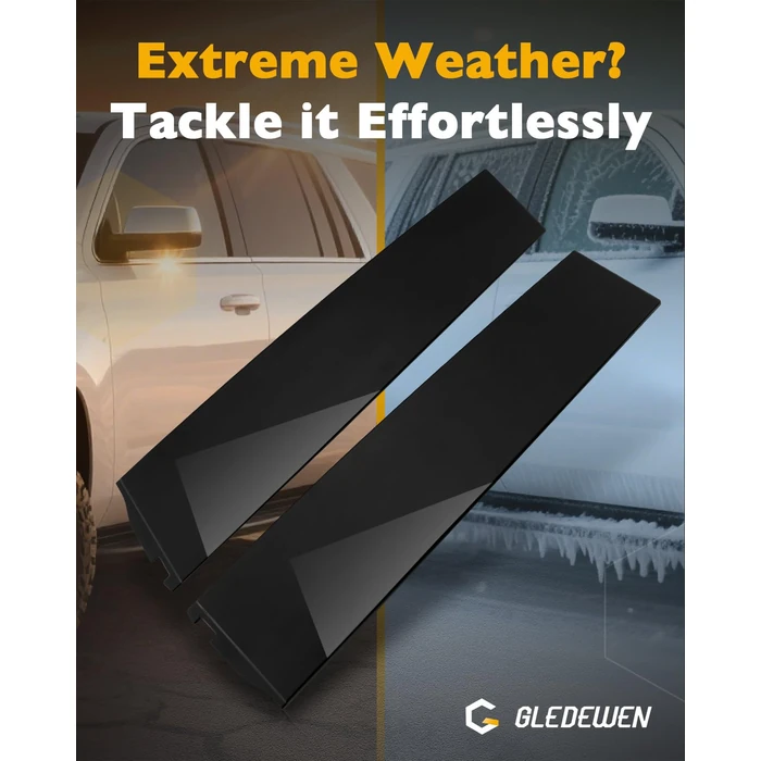 926-247 926-248, Rearward Door Applique, Compatible with 2015-2018 GMC Yukon XL, Cadillac Escalade ESV, Chevy Suburban, Window C-Pillar Trim, Left & Right Rear Door Molding, Outer Windshield Trim by Gledewen - Image 4