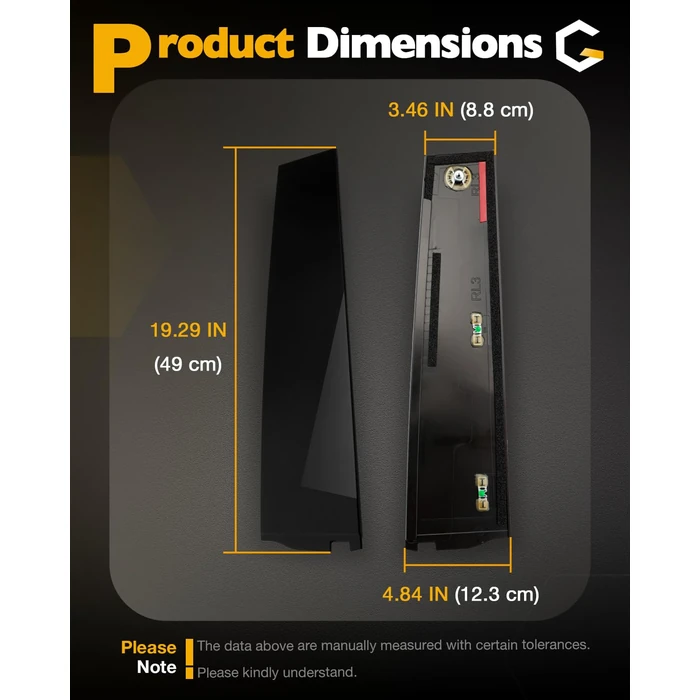 926-247 926-248, Rearward Door Applique, Compatible with 2015-2018 GMC Yukon XL, Cadillac Escalade ESV, Chevy Suburban, Window C-Pillar Trim, Left & Right Rear Door Molding, Outer Windshield Trim by Gledewen - Image 5