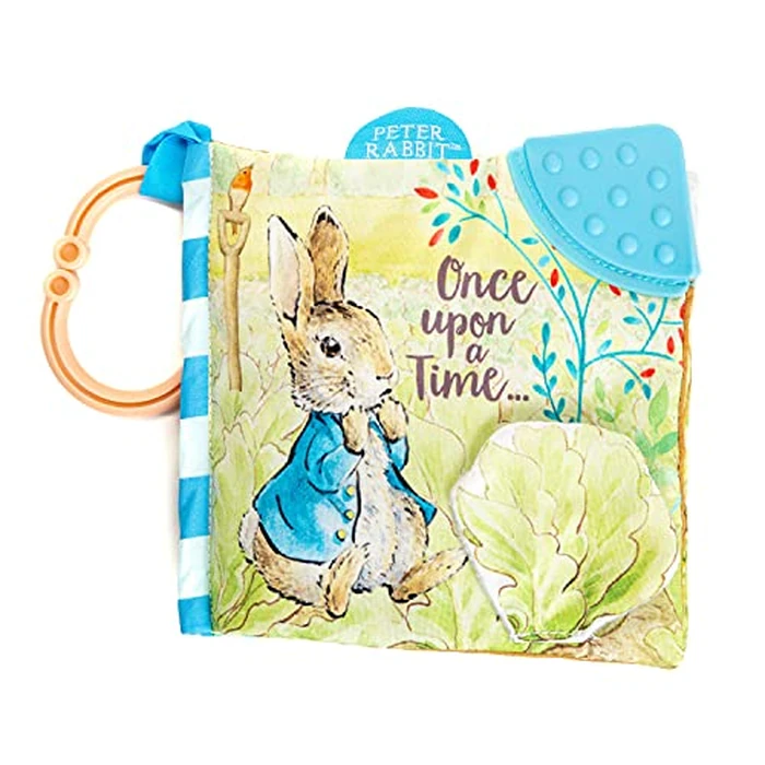 KIDS PREFERRED Peter Rabbit Soft Book with toy, Teether and Crinkle, 5 Inches by KIDS PREFERRED - Used - Very Good condition - US$9.98