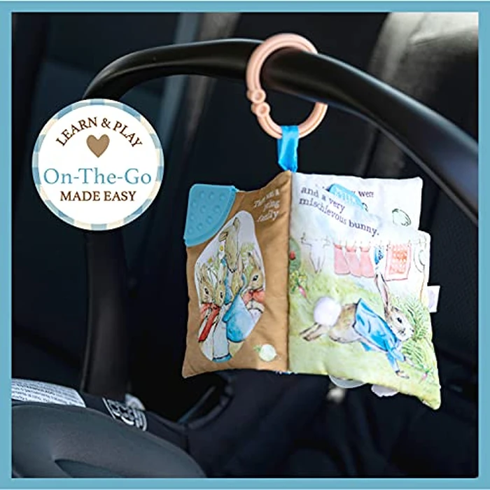 KIDS PREFERRED Peter Rabbit Soft Book with toy, Teether and Crinkle, 5 Inches by KIDS PREFERRED - Image 4