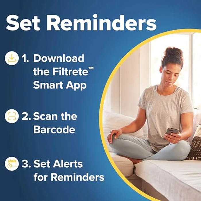 Filtrete 14x25x1 AC Furnace Air Filter, MERV 13, MPR 1900, Premium Allergen, Bacteria & Virus, 3-Month Pleated 1-Inch Electrostatic Air Cleaning Filter, 4-Pack (Actual Size 13.81 x 24.81 x 0.78 in) by Filtrete - Image 8
