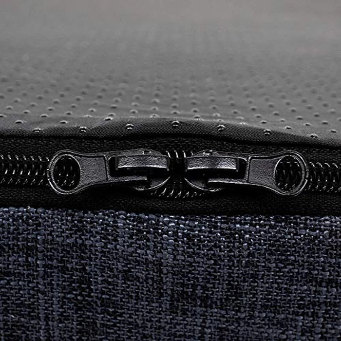 Best Pet Supplies Dog Stairs & Steps - Foam Steps for Small Dogs & Cats, Non-Slip Indoor Balanced Pet Step Support, Dog Ramp, No Assembly, Dark Gray Linen, 3-Step (13.5-inch Height) by Best Pet Supplies - Image 3