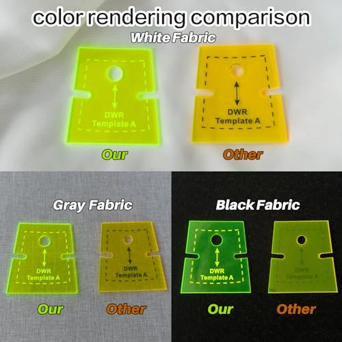 Quilting Templates Slit N Sew Double Wedding Ring Set Templates - Acrylic, None by Anmboor - Image 4