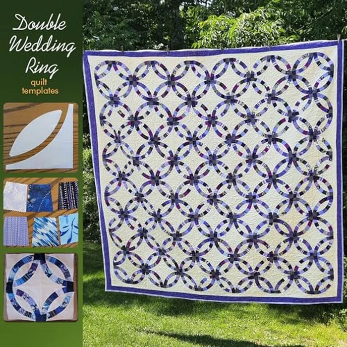 Quilting Templates Slit N Sew Double Wedding Ring Set Templates - Acrylic, None by Anmboor - Image 7