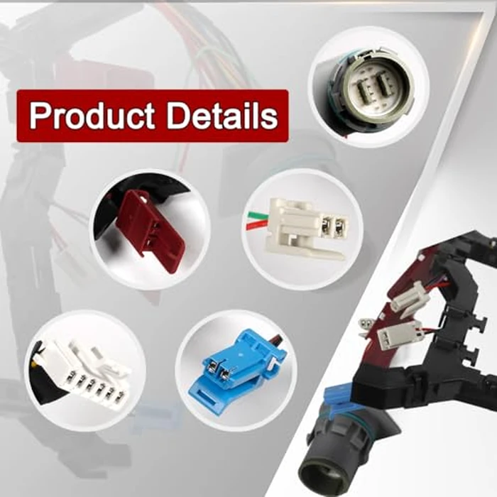 6 Solenoid, 5 Speed Transmission Wiring Harness Fit for GM Chevy Duramax Allison 1000/2000/2400 1999-2003 29541371 by Eschindler - Image 4