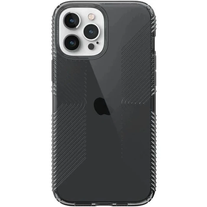 Speck Presidio Perfect-Clear Phone Case with Grip for iPhone 12 Pro Max - Obsidian by Speck - Image 1