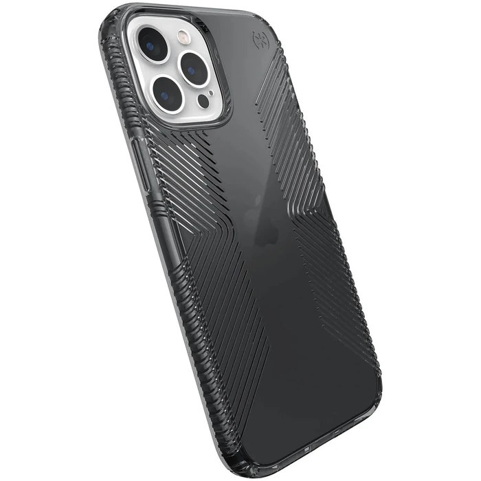 Speck Presidio Perfect-Clear Phone Case with Grip for iPhone 12 Pro Max - Obsidian by Speck - Image 2