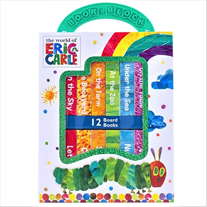 World of Eric Carle, My First Library 12 Board Book Set - First Words, Alphabet, Numbers, and More! Baby Books - PI Kids by PI Kids - Used - Acceptable condition - US$4.17