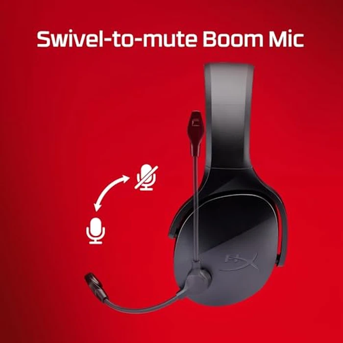 HyperX Cloud Jet - Dual Wireless Gaming Headset, 2.4GHz dongle, Bluetooth 5.3, PC, PS5, Mobile, USB-A - Black by HyperX - Image 7