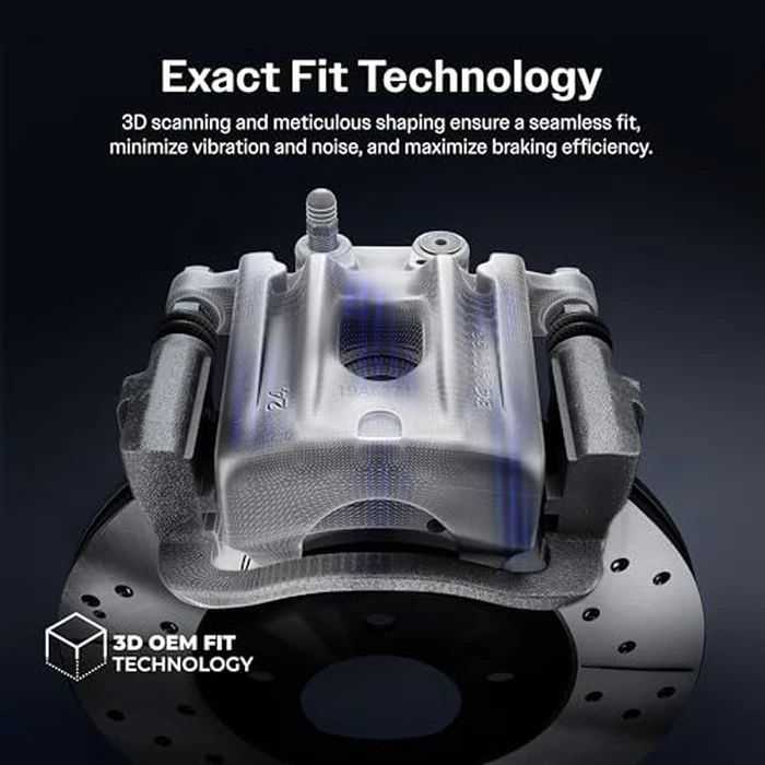 CMX Rear Disc Brake Caliper Assembly Left Right Side (Driver Passenger) Kit Replacement For Buick Verano Chevrolet Orlando Cascada KBC-100705 by CMX - Image 5